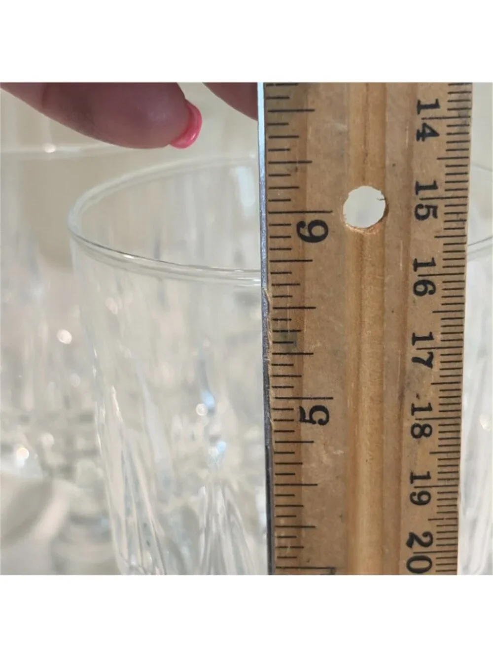 VTG Cristal d'Arques Durand Louvre Wine Glass 6 Ounces France Crystal Set of 6